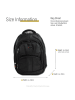Bag Street Businessrucksack Synthetik schwarz ca. 30cm breit ca. 46cm hoch