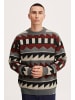 !SOLID Rundhalspullover SDDeshan LS 21107337  Gemustertes Sweatshirt in Rot