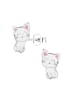 Alexander York Kinder-Schmuckset CAT PINK in 925 Sterling Silber, 4-tlg. 