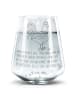 Mr. & Mrs. Panda Blümchentailglas Hahn Korn mit Spruch in Transparent