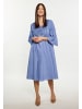 Usha Damen Kleid in Denimblau