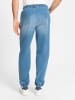 WITT WEIDEN Jeans in blue-bleached + black denim