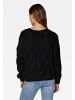 Mavi Jeans Strick Struktur Pullover Langarm Basic V NECK SWEATER in Schwarz