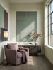 KADIMA DESIGN Teppich Kurzflor Uni rutschhemmend pflegeleicht Wohnzimmer Flur in Grün