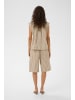 Soaked in Luxury Shorts SLBlanca Straight fit in Dusky Green Stripe