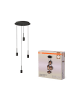 Osram LED Pendelleuchte Design Needle Plate 4×E27 Grau