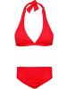 Aquarti Mädchen Bikini Set Zweiteilig Bikinislip Bustier in rot Modell 2