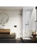 relaxdays Duschrollo in Transparent - (L)240 x (B)140 cm