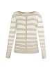usha BLUE LABEL Damen Strickjacke in Stein Wollweiss