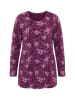 Ulla Popken Longshirt in dunkel weinrot