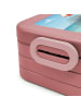 Mr. & Mrs. Panda Meal Prep Box Seeigel Design ohne Spruch in Rot Pastell