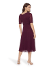 Vera Mont Cocktailkleid im Glitzer-Look in Strong Aubergine