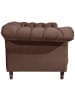58 aufm Kessel CHESTERFIELD Sessel Kaylin Samtvelours braun
