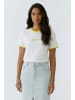 Oui T-Shirt in yellow white