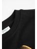 Coccodrillo T-Shirt mit kurzen Ärmeln in schwarz