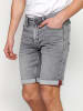 KOROSHI Bermuda Denim Stretch Regular Fit in grau