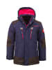 Trollkids Winter-Parka "Narvik" in Marineblau / Magenta