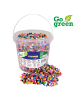 Playbox Bügelperlen Go green Midi 5000 Stk. im Eimer 10-Farbenmix - ab 5 Jahren
