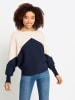 LASCANA Strickpullover in creme-marine