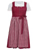 sheego Dirndl, Bluse und Schürze in bordeaux