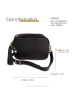 Florence Leder Umhängetasche Florence Tasche schwarz ca. 20cm