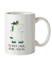 Mr. & Mrs. Panda Tasse Einhorn Joker mit Spruch in Weiß