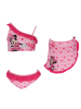 Disney Minnie Mouse Disney Minnie Mouse Kinder Bikini mit Sarong Badebekleidung in Rosa