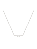 faina Women Necklace in Rose Gold White