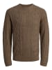 Jack & Jones Strickpullover in Malt Ball