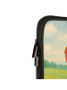Mr. & Mrs. Panda Laptop Tasche Blume Mohnblume Design ohne Spruch in Weiß