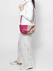 ROBERTA ROSSI Schultertasche in FUCHSIA AND ANTIQUE PINK