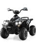 COSTWAY 12V Elektro Mini Quad mit Musik in Schwarz