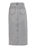 Vila Jeansrock in Light Grey Denim