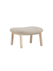 ebuy24 Pouf Rile Beige 70 x 60 cm