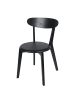 home24 Esszimmerstuhl Bogmoor (2er-Set) in Schwarz