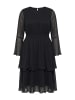 MIAMODA Midikleid in schwarz