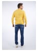 HECHTER PARIS Rundhalspullover in yellow