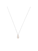 Amor Kette mit Anhänger Silber 925, rhodiniert+rosévergoldet in Bicolor