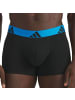 adidas Boxershort 5er Pack in Schwarz/Grau/Blau