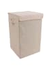 ebuy24 Wäschekorb DresoM  Creme 30 x 30 cm