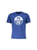 North Sails Blau Baumwolle Herren T-Shirt