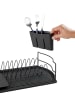 Wenko Geschirrabtropfer Basic Schwarz, Geschirrabtropfer Mod. Basic Schwarz in Schwarz