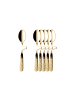 Villeroy & Boch 6er Set Espresso-/Mokkalöffel vergoldet NewWave Caffè Spoon 12 cm gold in gold