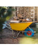 relaxdays Schubkarrenrad in Blau/ Rot - 3.50-6
