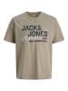 JACK & JONES PLUS T-shirt in Vetiver