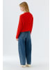 Oui Pullover SIRAH in high risk red