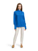 Betty Barclay Grobstrick-Pullover mit hohem Kragen in mittelblau