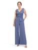 Vera Mont Jumpsuit mit weitem Bein in Tansanit Blue