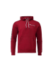 Champion Hoodie Hooded Half Zip Sweatshirt in Rot