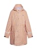 Schmuddelwedda Mädchen Regenparka in Pastelllavendel Orange Leo